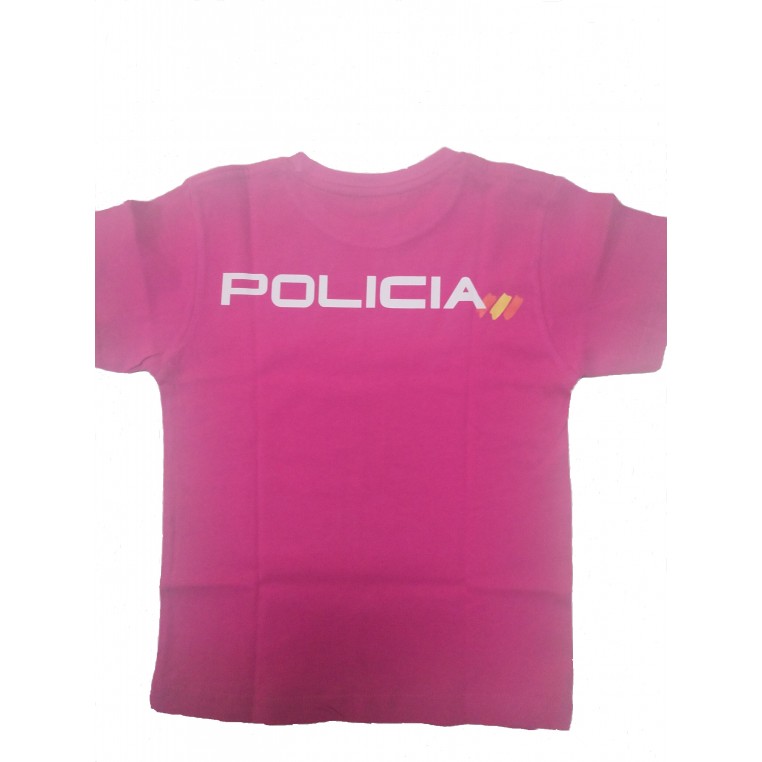 Camiseta POLICIA NACIONAL niño. Talla niños 3-4